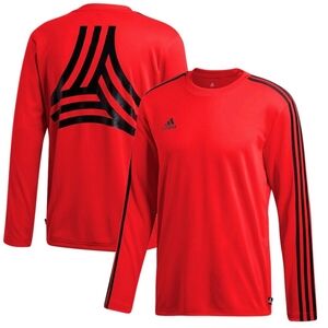 Adidas Red Tango Climalite Long Sleeve Soccer Jersey XS